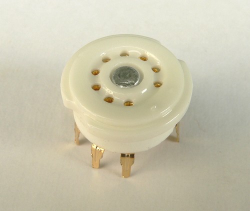 B9a ceramic pin gold - 9, pcb