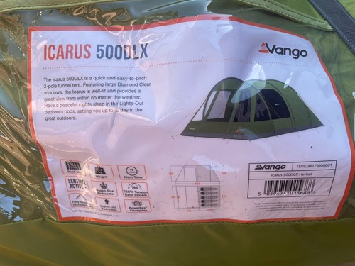 Vango icarus 500 - vango, new