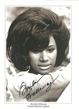 Brenda Holloway-A4 8X12" Motown Legend Photo (SIGNED AUTOGRAPH WITH COA) Sta