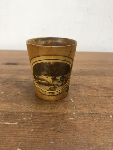 Mauchline ware dice cup - mauchline,