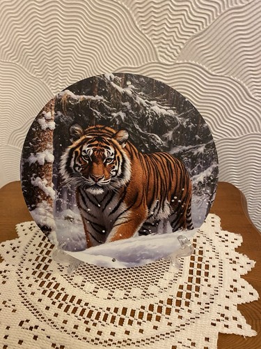 Metal tiger plate sign 8x8 - metal,
