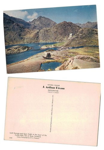 Postcard loch scavaig and - loch,