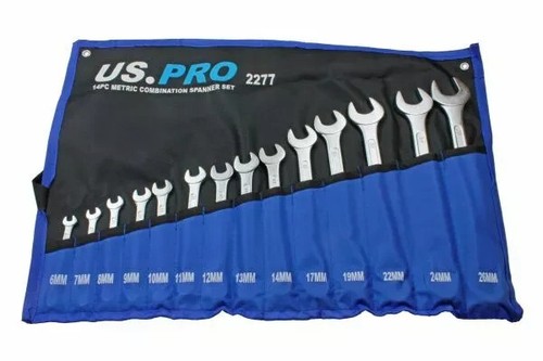 Metric spanner wrench set 14pc - spanner,
