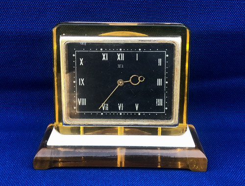 Vintage soviet table clock - vintage,
