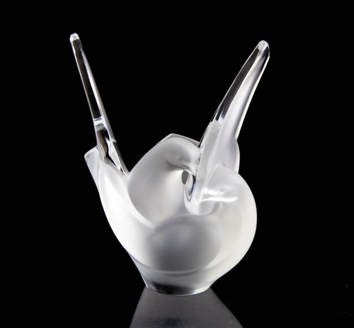 Lalique sylvie flower vase - lalique,