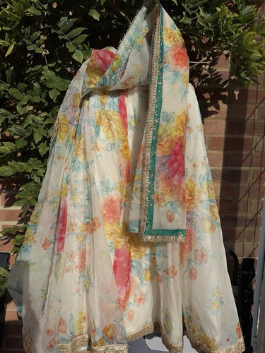 Lengha skirt and duppata size - skirt,