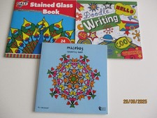 3 Part Used Creative Art books for children and adults
