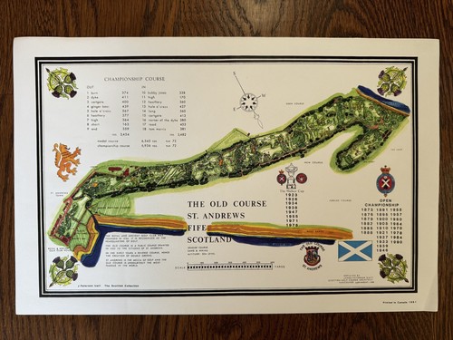 Andrews izatt golf map - st,