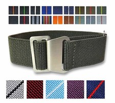 Elastic Nylon French Marine Nationale Watch Strap Band Parachute MOD 18 20 22 mm