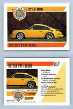 1987 RUF Twin-Turbo #63 - Dream Cars 2nd Edition 1992 Panini Trading Card