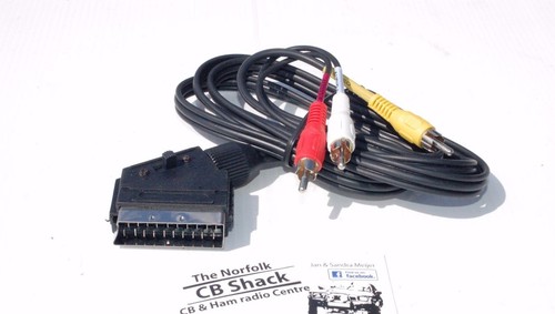 Scart lead rca - rca, phono