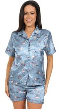 Disney Eeyore Ladies Short Satin Pyjama Set for Women