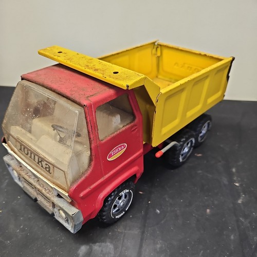 Vintage tonka dump truck red - tonka, &