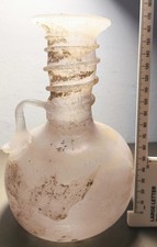 Scavo mid century glass vase