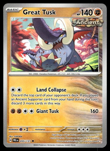 Great tusk 055 131 uncommon - great,