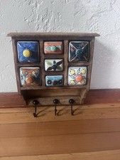 Wooden Shelving Unit with 7