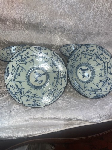 Set vintage chinese - 4, bowls