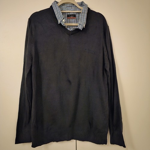 Pierre cardin navy neck - pierre,