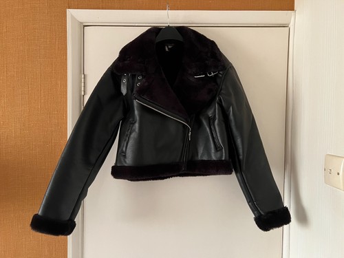 Divided leather fur - h&m,