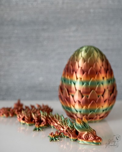 Copper forest dragon egg set - copper,