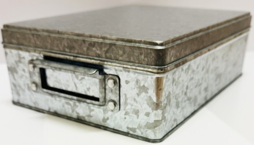 Muji galvanized metal storage - galvanized,