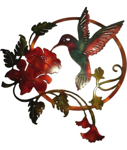 Pcs round metal birds - 1,