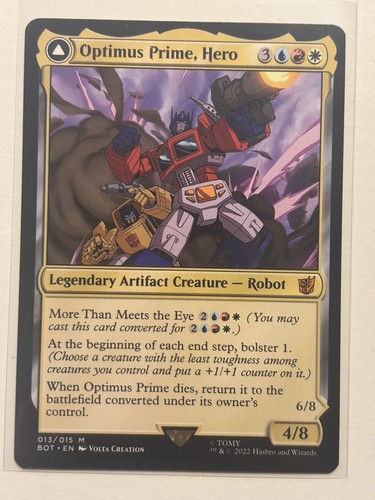 Optimus prime hero mtg - optimus, prime,