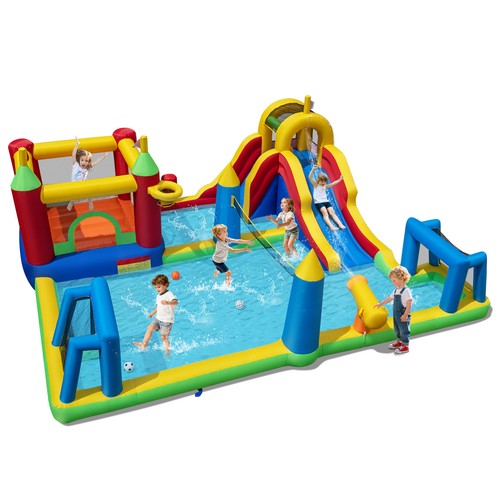 Costway inflatable bounce - costway,