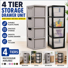 Drawer plastic storage tower - plastic,