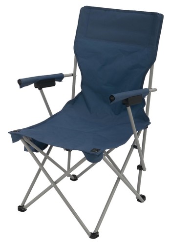 Hard arm camping chair with - arm,