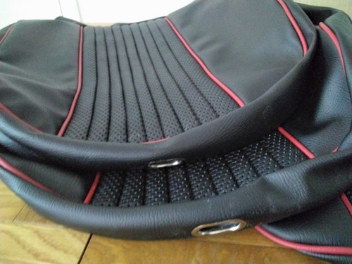 Mgb vinyl seat covers - vinyl, black