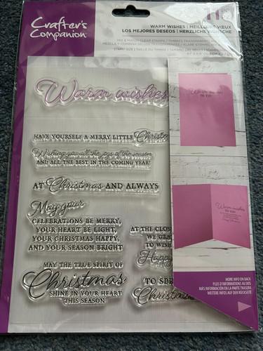 Crafters companion warm wishes - crafters,
