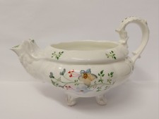 ANTIQUE PEARLWARE HAND-PAINTED
