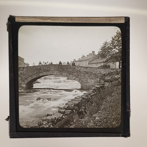 Magic lantern glass slide - lantern,