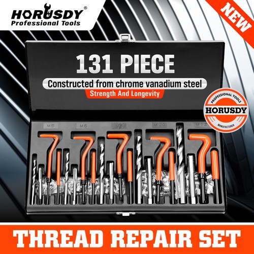 131pc thread repair kit hss - 131pc,