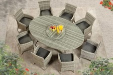 Sarasota Rattan Garden Wicker Dining Set 2,4,6,7 Seat Wicker Sofa Set