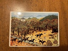 Villeroy & Boch Vilbo Card The Hunt A23/1-82 Porcelain Postcard