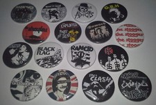 16 punk mix Button / Pin