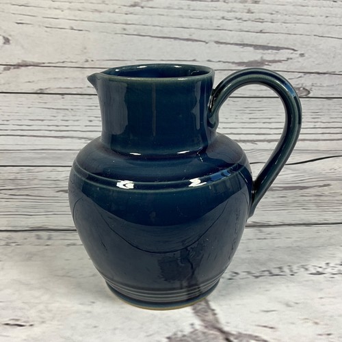 Denby blue jug inches - blue, high