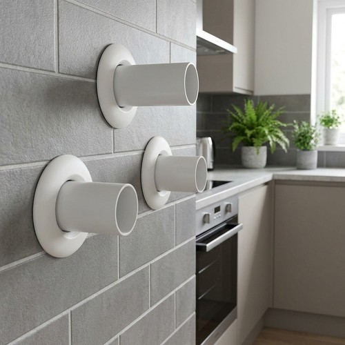 Boiler flue cover - cover, wall