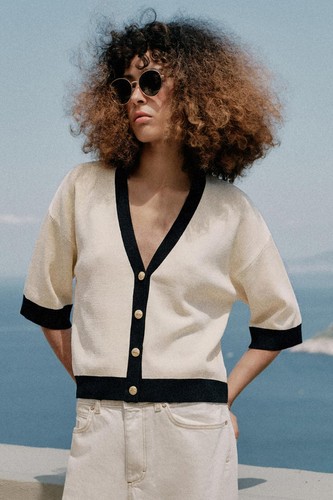 Zara contrast binding - contrast,