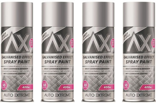 400ml galvanised effect - x,