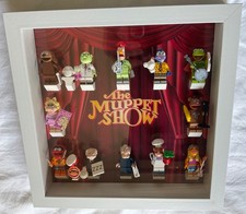 LEGO THE MUPPETS 71033-13 Minifigures. Full Set Of 12 in Perspex Fronted Frame.