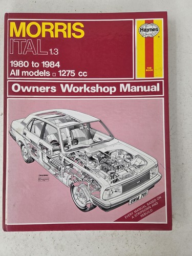 Morris ital haynes manual - 1.3,