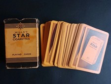 VINTAGE WILL'S STAR CIGARETTE S PLAYING CARDS