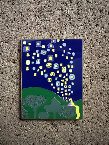 Tangled painting fantasy pin - tangled,