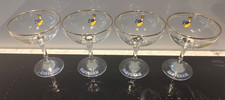 4x Vintage Babycham Glasses
