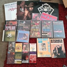 Music bundle vinyl 12" 7" vhs