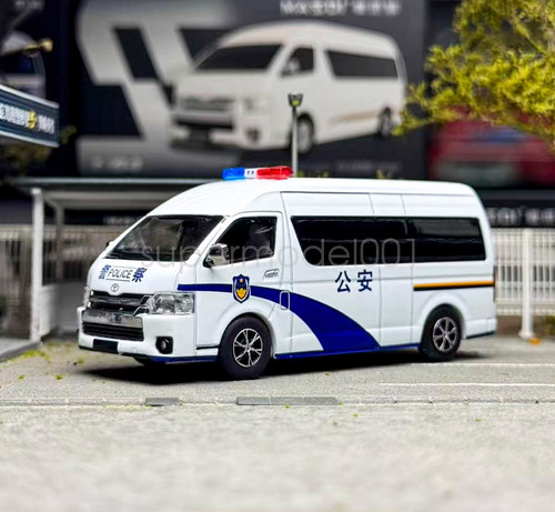 Masdi police hiace h200 - 1:64,
