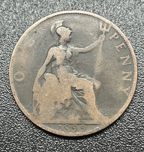 1899 victoria one penny veiled - 1899,